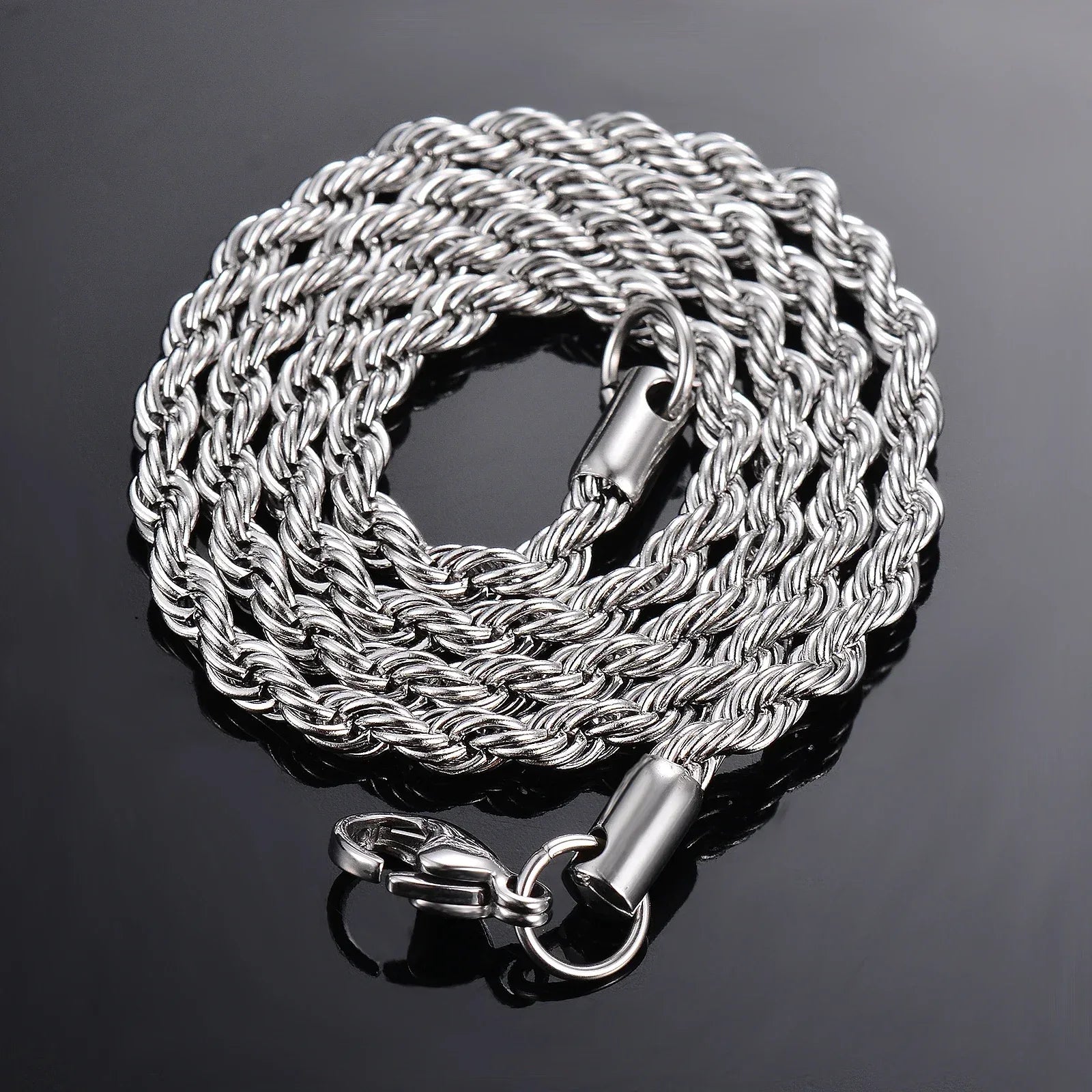 Silver Rope Chain Necklace / Bracelet - Lumière